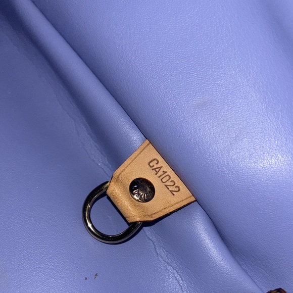 Louis Vuitton Light Sage Green Tote with Textured Leather and Structured Shape - Picture 3 of 17